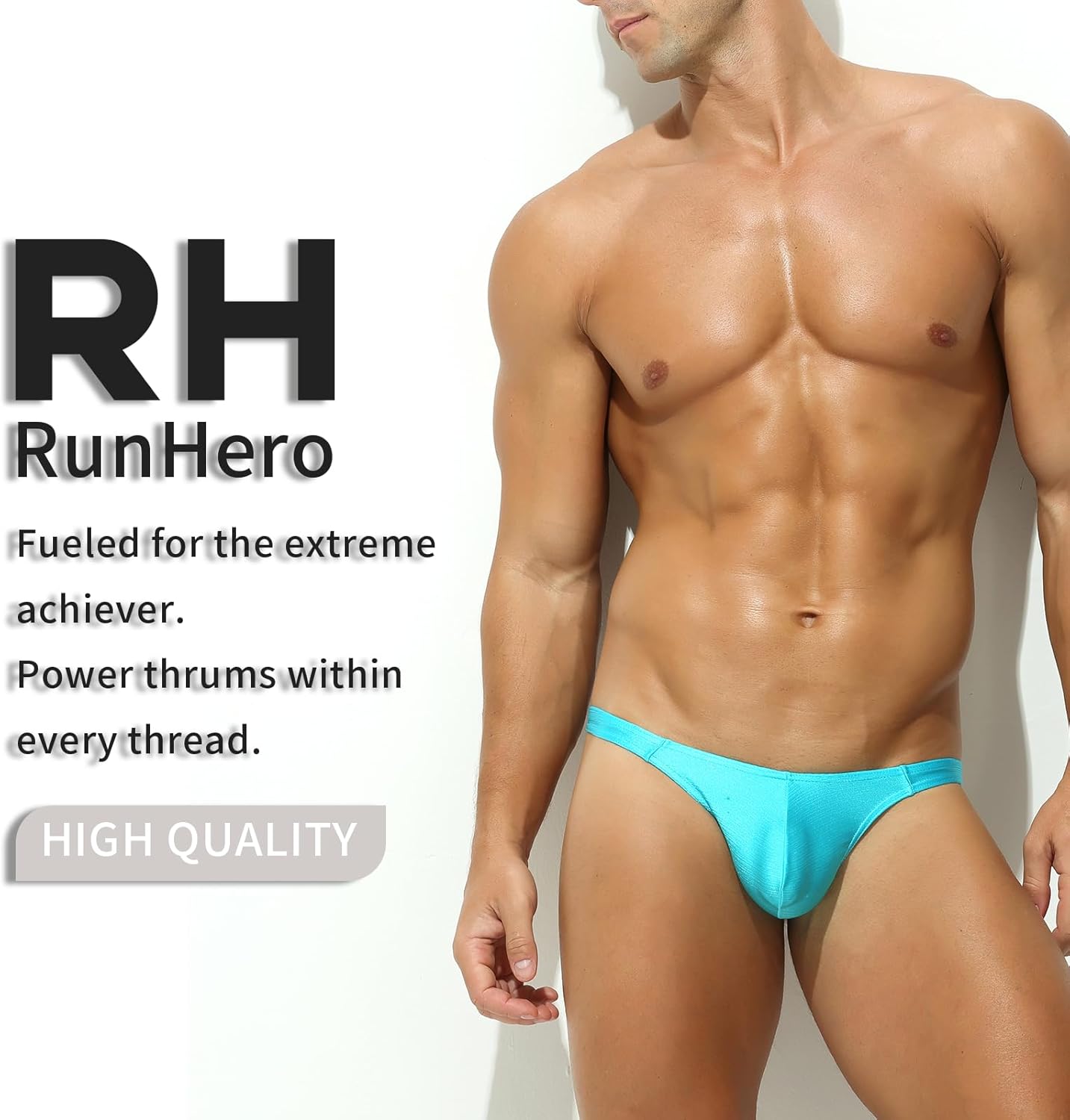 Men's Thong Bikini Underwear, Mens Sexy Underwear Low Men Thongs - Image 3