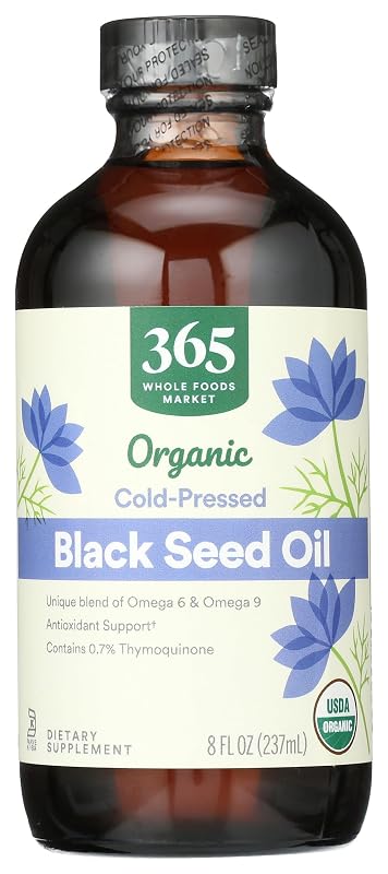 Whole Foods Market Óleo de cominho-preto orgânico 237 mL
