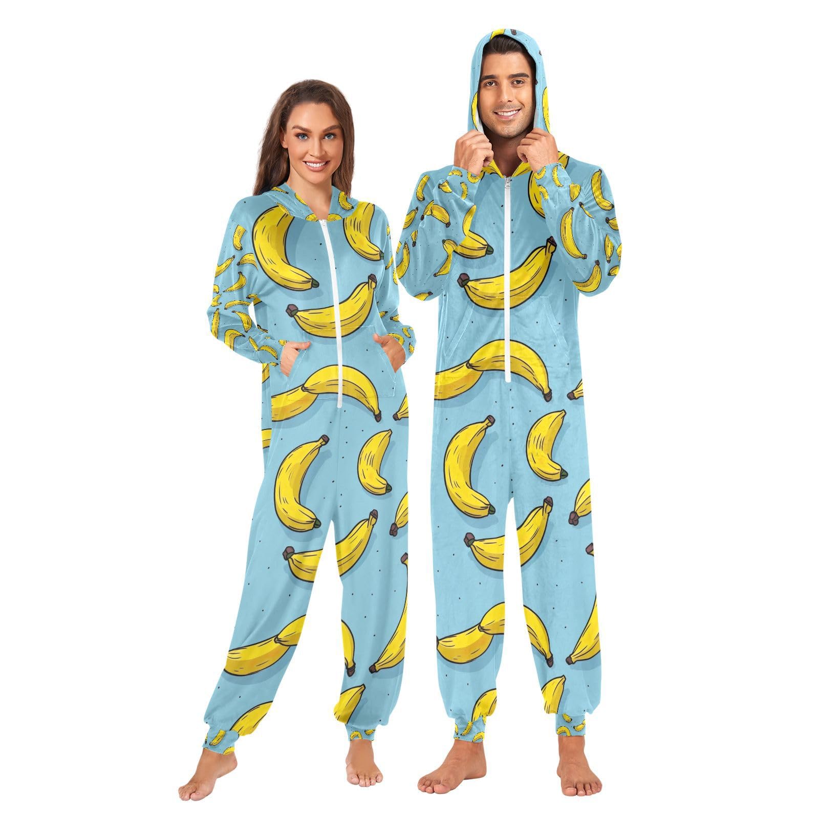 Amazon.com: UMIRIKO Banana Fruit Adult Onesie Pajamas for Men Amazon.com: UMIRIKO Banana Fruit Adult Onesie Pajamas for Men
