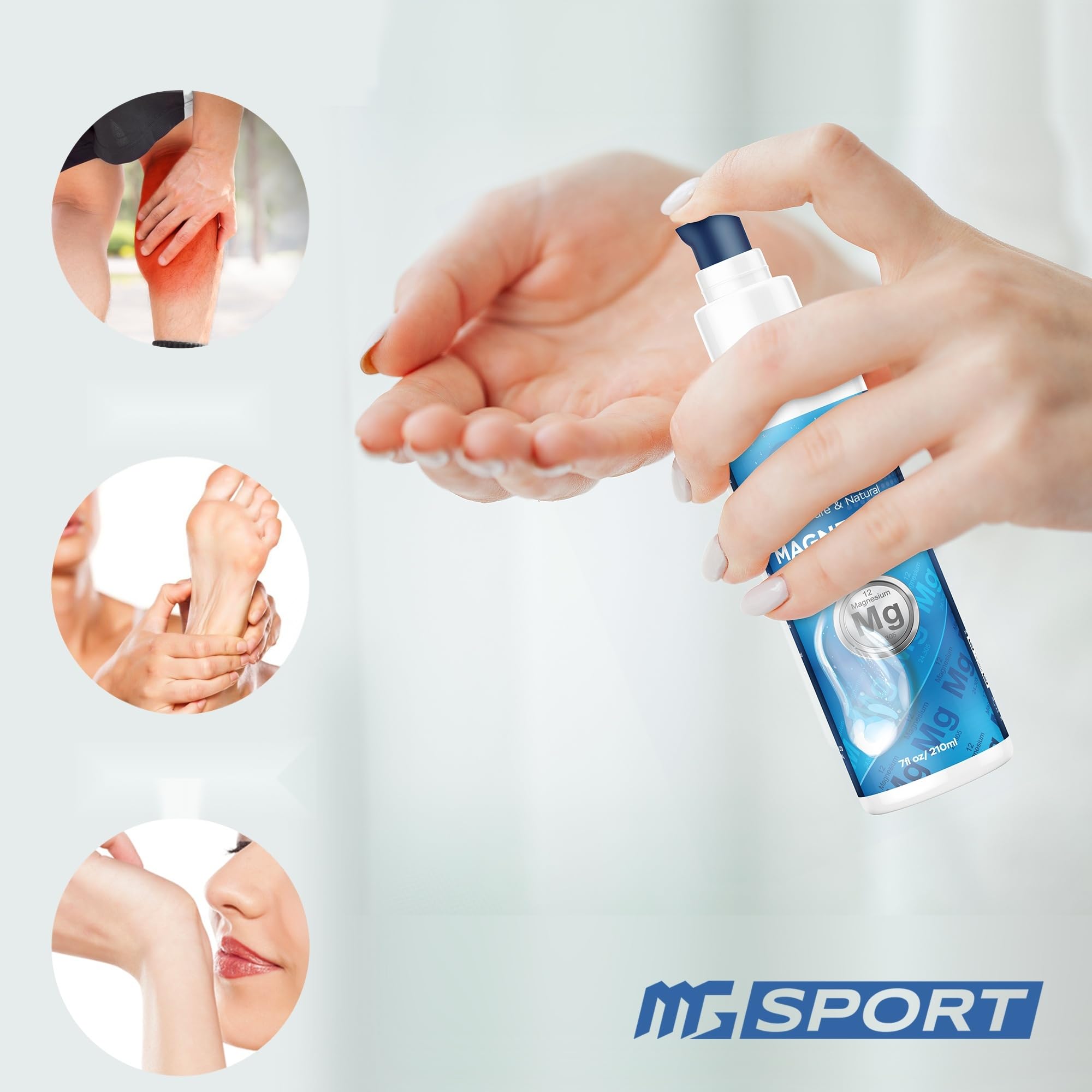 MgSport Magnesium Gel Dead Sea Magnesium Chloride, 1,480 Pumps — Amazon image 2