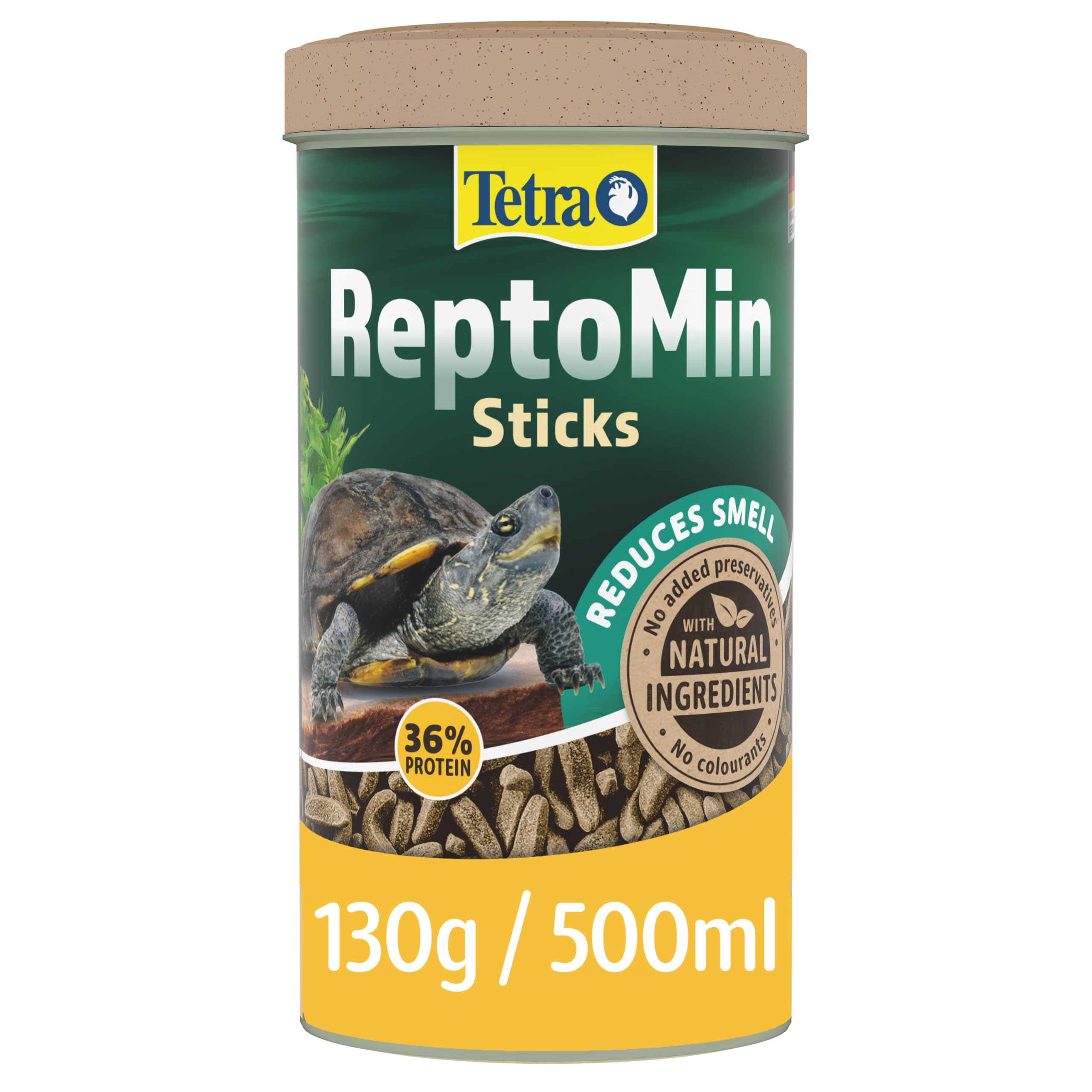 ReptoMin, Complete Food for Water Turtles, 500 ml