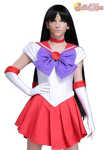 Vista 2 de Fun Costumes Sailor Moon Sailor Mars - Peluca estándar