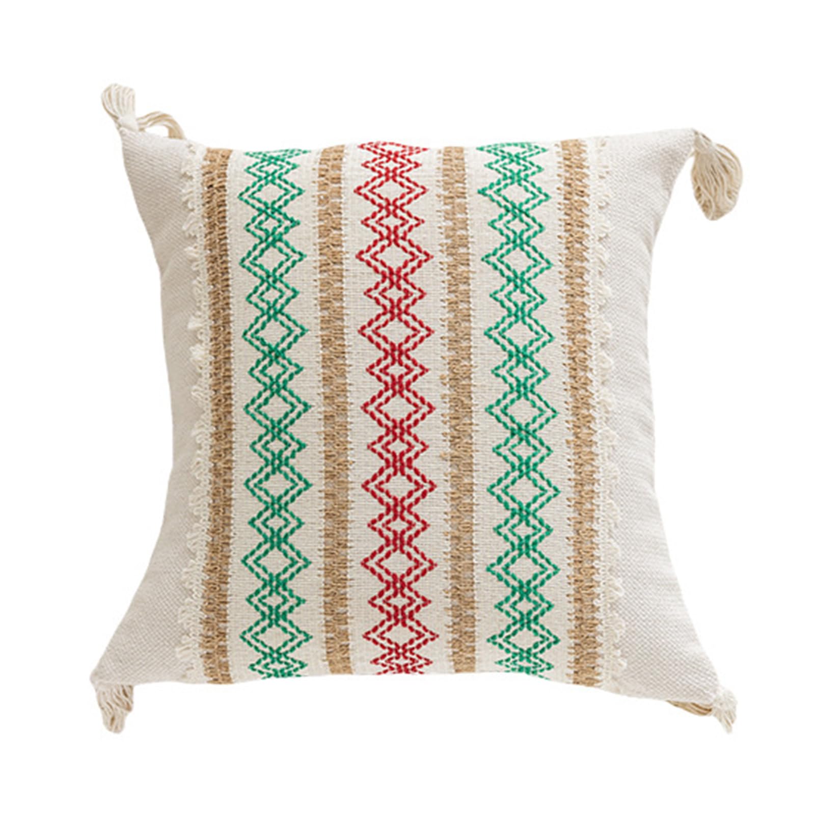 Carotoe E Caroto Durability Polyester Cotton Pillow Christmas Cushions Covers For Festival Hom Accent Christmas Decors Throw Pillow Covers