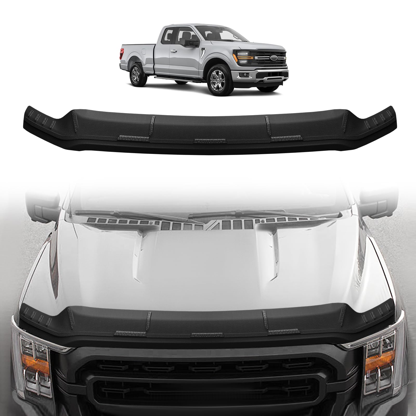 Photo 1 of TripleAliners Hood Bug Deflector Protector for 2021-2025 2026 Ford F150