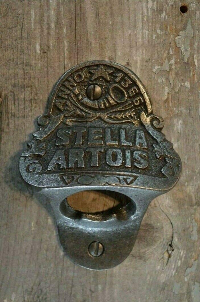 Retro Collections Stella CAST Iron BAR Wall Mounted Bottle Opener
