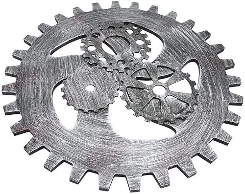 Miniatura 6 de Belissy Decoración industrial de pared, decoración industrial, decoración de pared de engranajes industriales de estilo retro fuera de Florida para