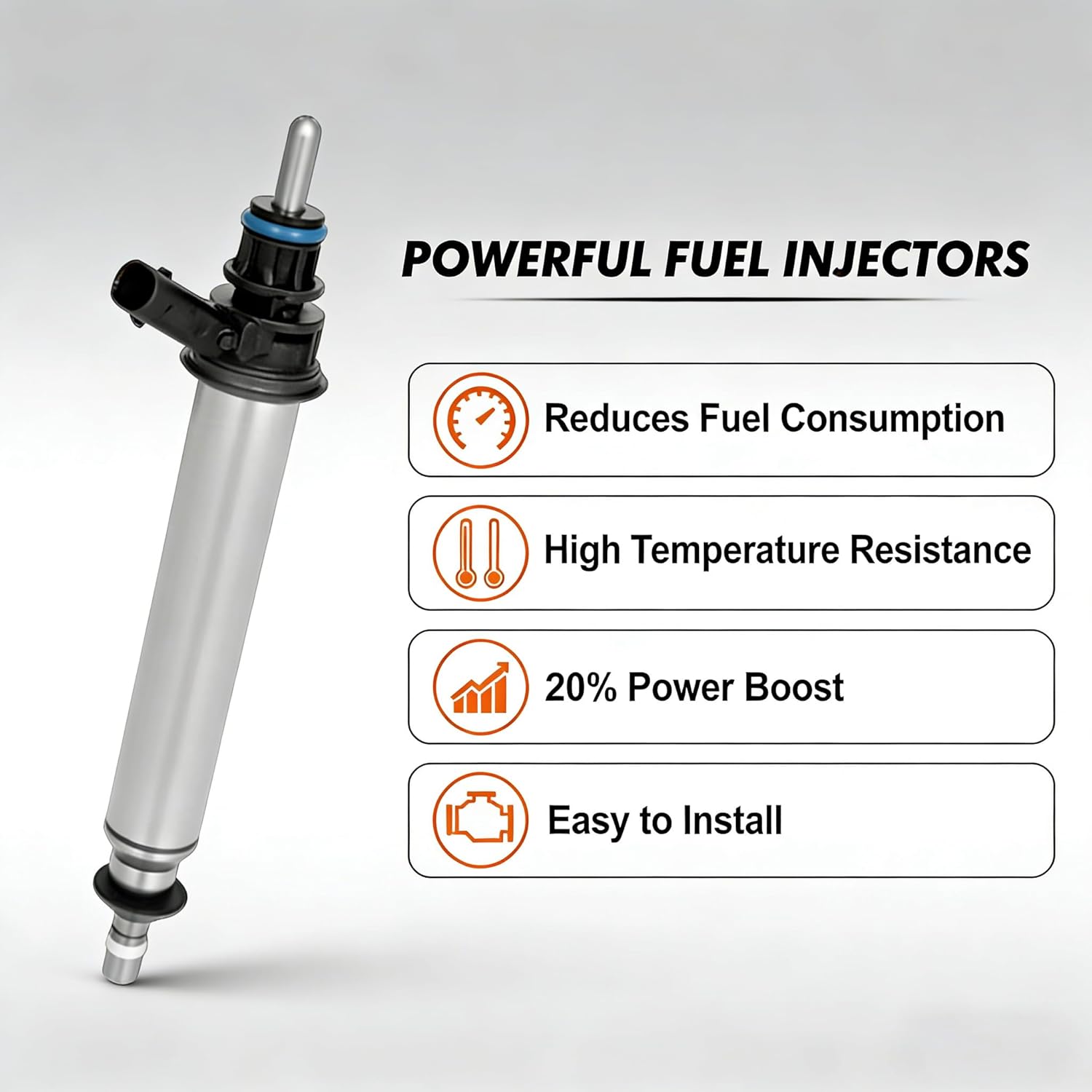 Fuel Injector Compatible for Mercedes-Benz GL450 2012-2016 for GLK350 2013-2015 for Mercedes-Benz R350 4 Matic 2012, Replace A2780700687