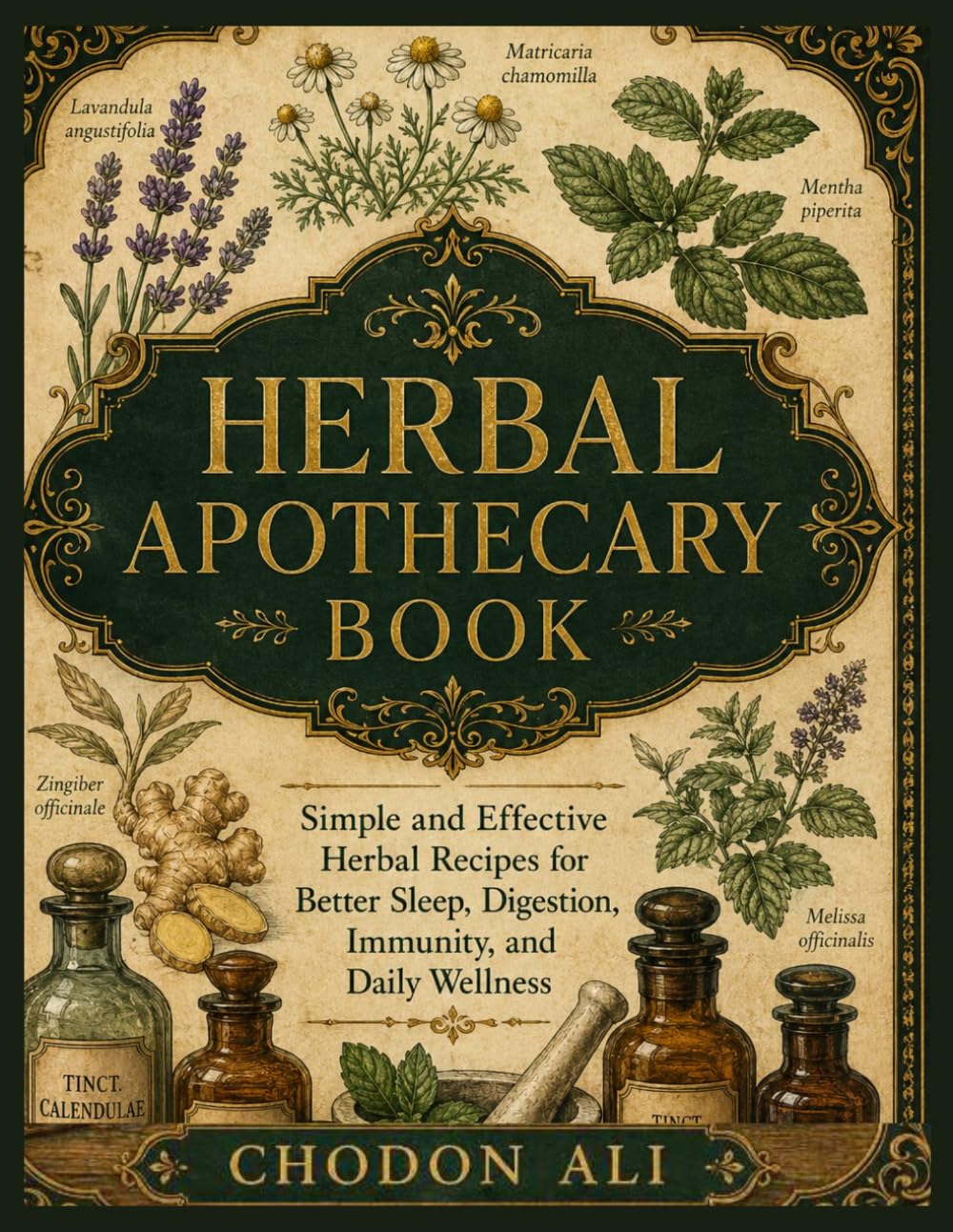 Herbal Apothecary Book: Simple and Effective Herbal Recipes for Better Sleep, Digestion, Immunity, and Daily Wellness