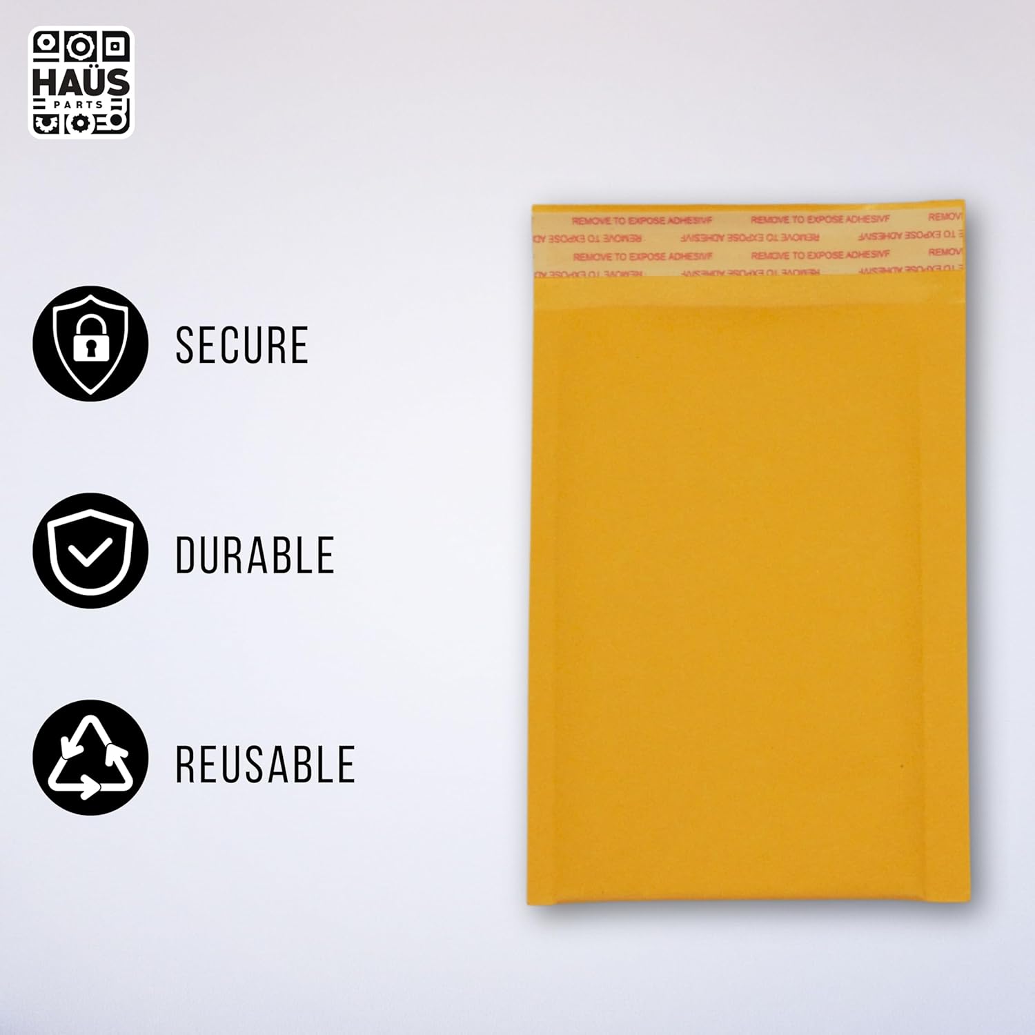 4 X 6 Kraft Bubble Mailer – Self-Seal Padded Envelopes - Durable, Waterproof, Shipping Bags for for Secure Packaging (100-PACK)