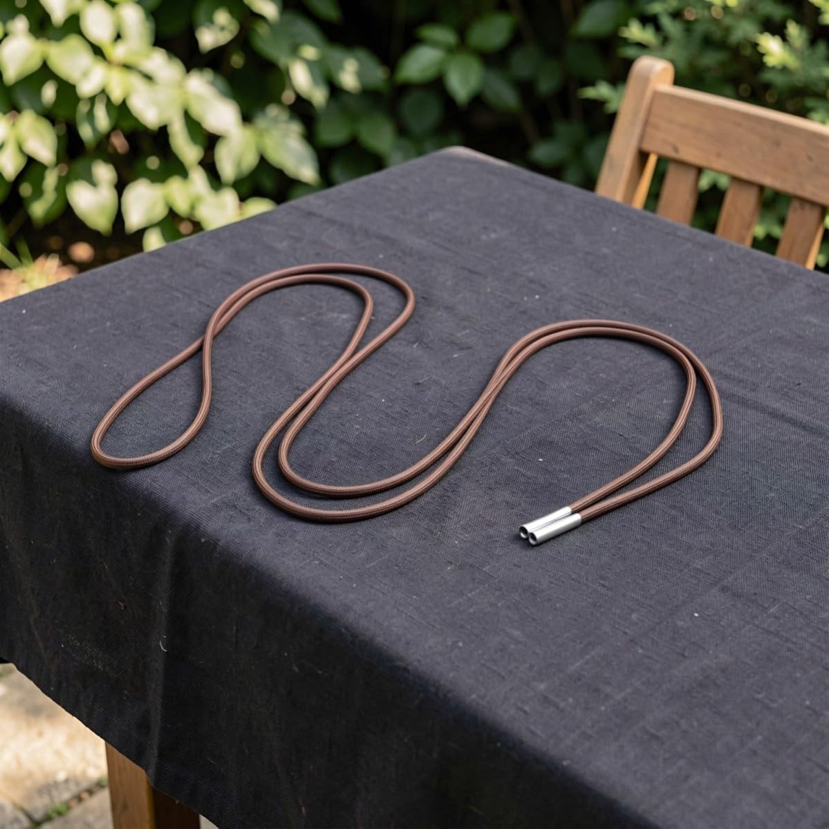 3 Sets Lounge Chair Repair Cord Set Metal Ends, Latex Elastic Rope