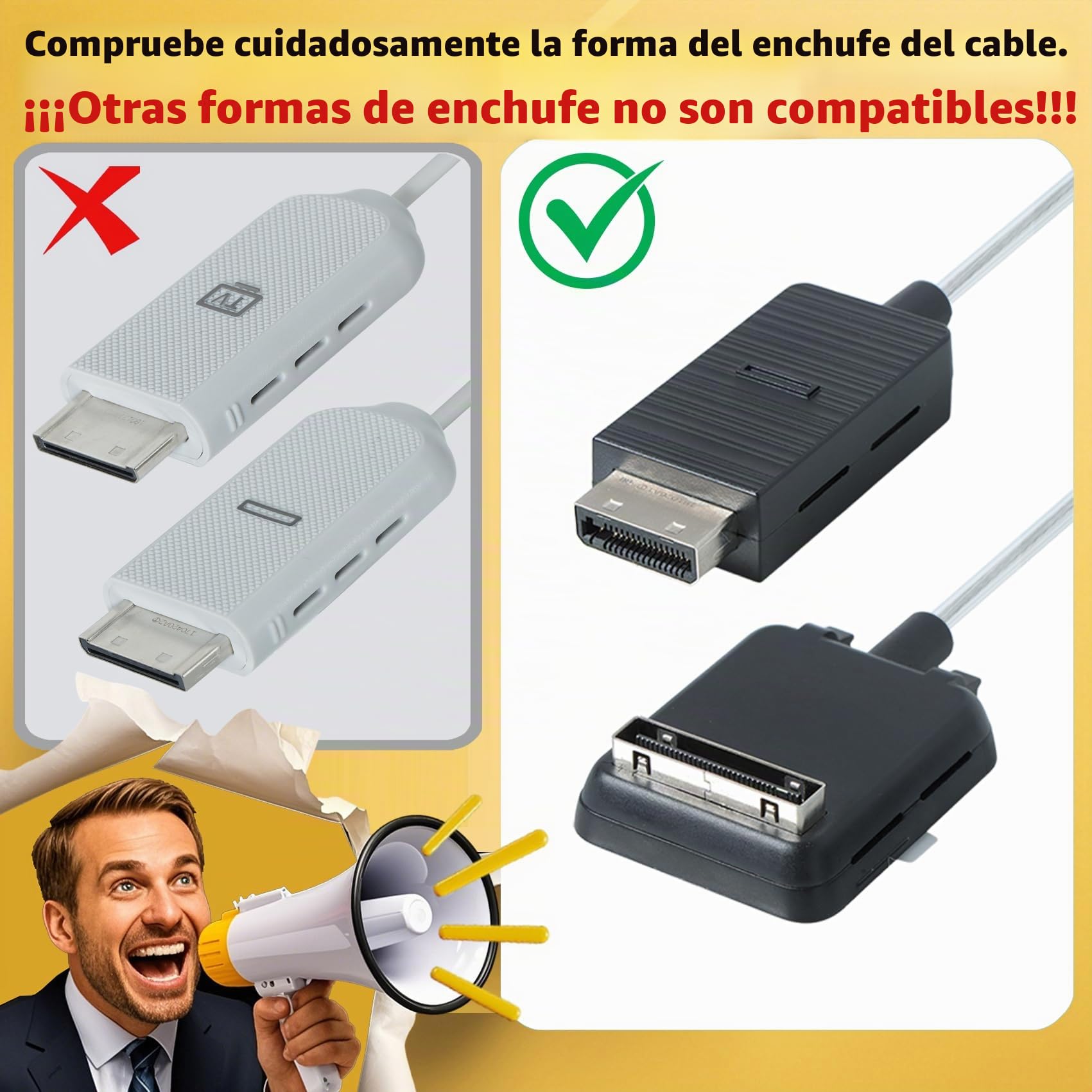 Cable de Conexión BN39-02395A de 5 m/16,4 pies Compatible con Samsung QLED TV 55"-75" Q7FN Q8FN Q8CN Q9FN Series, Modelo 2018
