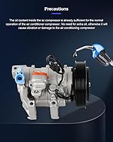 Vista 233 de ECCPP Compresor de CA 1997-2003 apto para Mitsubishi Montero Sport 3.0L 1999-2004 para Mitsubishi Montero Sport 3.5L Compresor de aire acondicionado