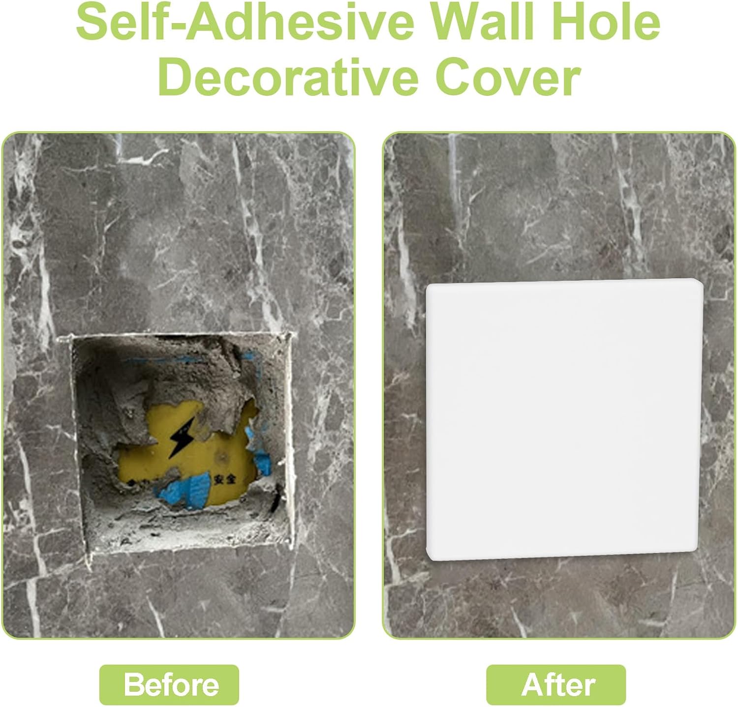 20Pcs Blank Cover Wall Plate 3.39"x3.39" Plastic Screwless Wall Hole Plate Blank Device Outlet Cover Electrical Covers for Unused Outlets or Switches (White)
