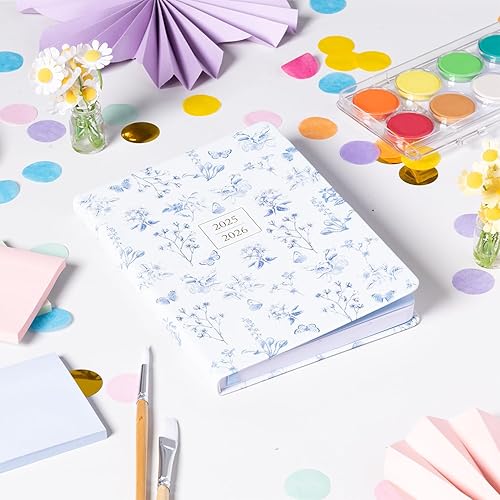 Vista 30 de Eccolo 2025-2026 - Agenda botánica de lino de 18 meses, páginas mensuales y semanales (5.25 x 7.75 pulgadas - julio de 2025 - diciembre de 2026)