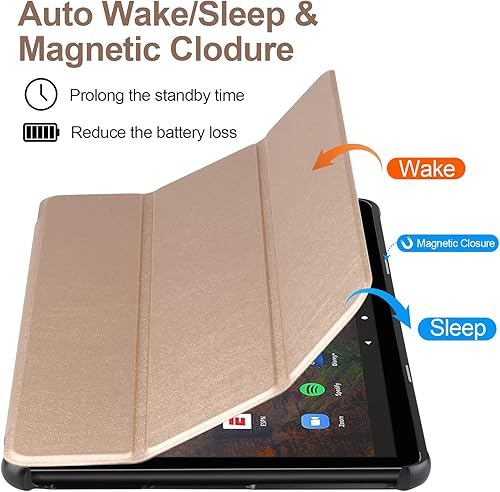 Miniatura 3 de AHYPEBZ - Funda para todas las tabletas Fire HD 10 y Fire HD 10 Plus solo compatible con la versión de 11 generación 2021 ultraliviana delgada