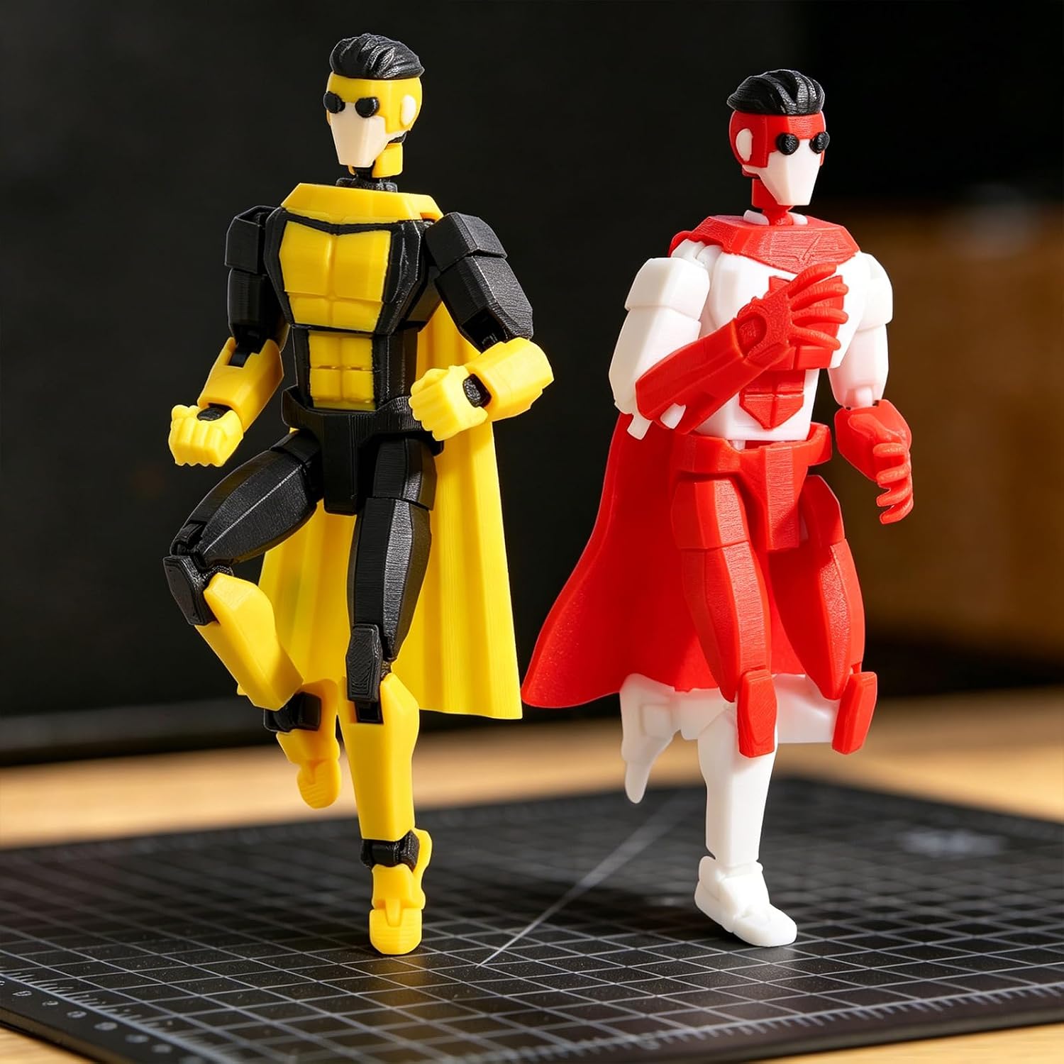 Classic Cartoon T13 Action Figure,Dummy 13 Already Assembled Action Figure Accessories,Titan13 Multi-Jointed Movable,Decorations 3D Printed Toys image 4
