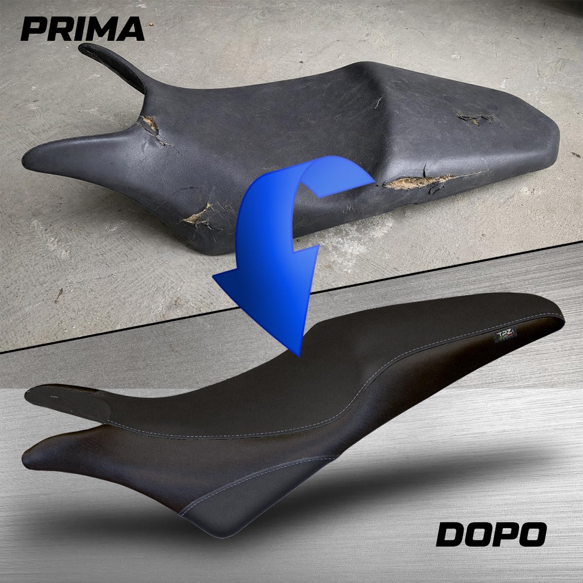 Rivestimento Sella Compatibile Con Hornet 600 2007-2013 – Ecopelle di Alta Qualità