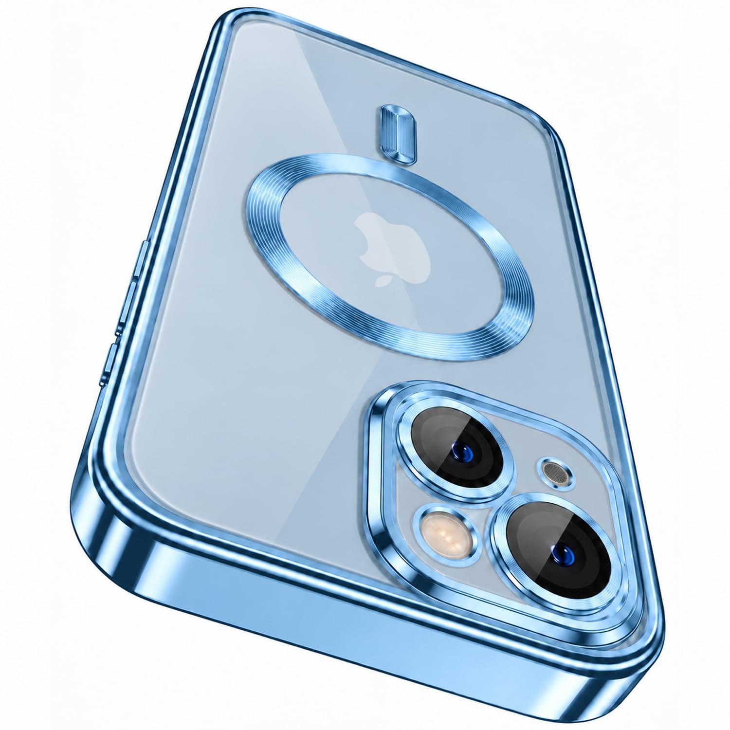 VONZEE Electroplating Transparent Clear Logo Back Cover TPU Compatible with iPhone 17 Pro Max / 18 Pro Max, Compatible with Magsafe, Full Body & Individual Camera Protection |Desert — Amazon image 22