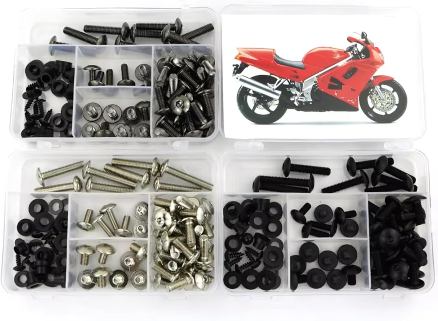 モトファスナー Compatible With VFR 750 1990 1991 1992 1993 1994 1996 1996