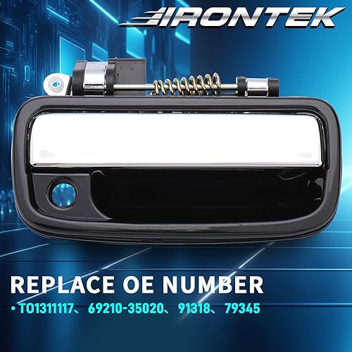 Miniatura 5 de IRONTEK Manija exterior derecha para puerta lateral del pasajero para Toyota Tacoma 1995-2004, repuesto para Toyota Tacoma 1995-2004 manija