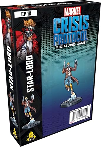 Asmodee Marvel Crisis Protocol Star-Lord - Paquete de personajes de The Leader of the Guardians of the Galaxy! Juego de superhéroes de mesa para