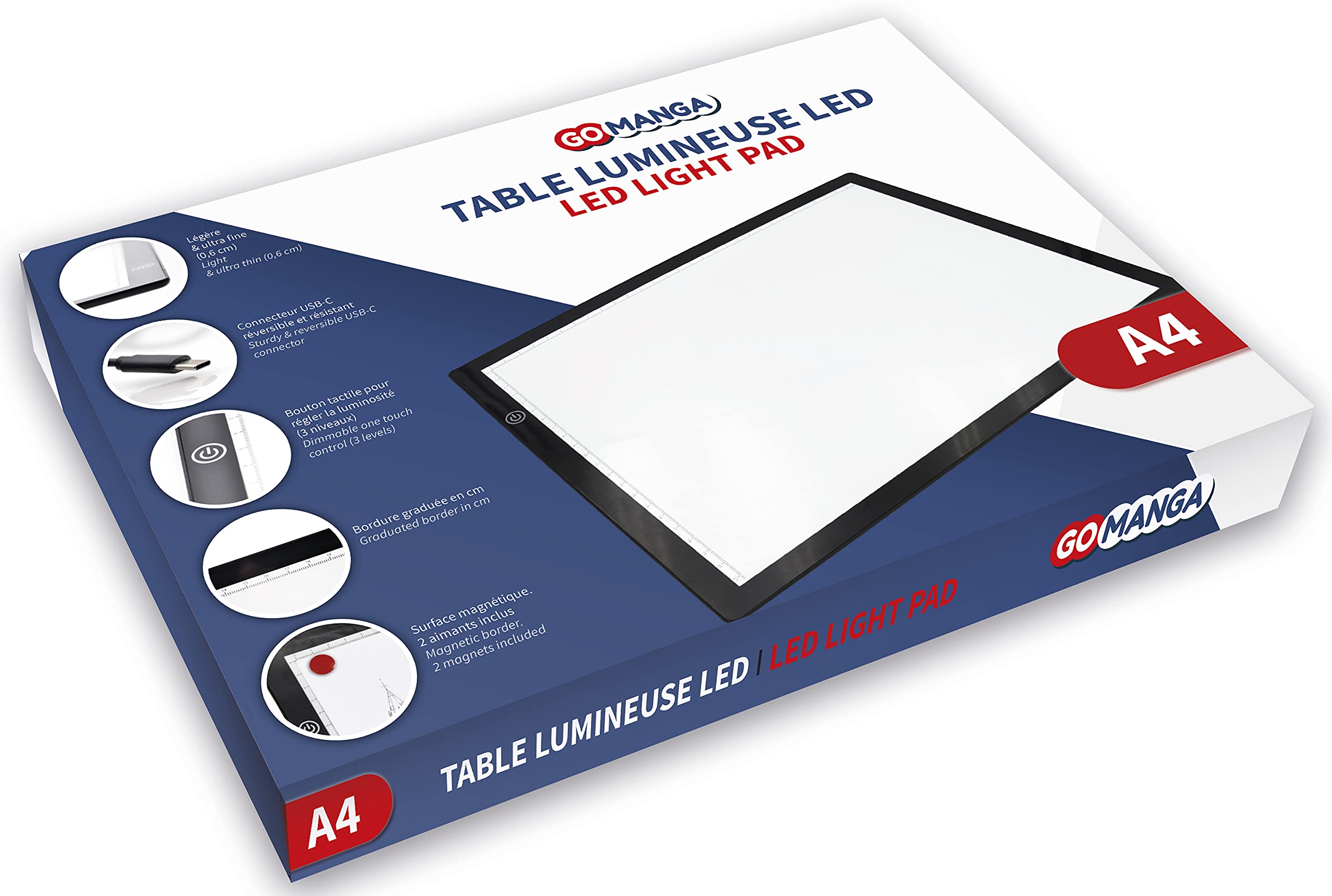 Mesa Luminosa extrafina, LED, A4