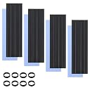 ELUTENG M.2 SSD Heatsink 4PCS 2280 SSD Heat Sink with NVMe SSD Thermal Pad NVMe Heat Sink with 8 Black Rubber Straps for PC/PS5 M.2 PCIE NVMe SSD or M.2 SATA SSD gallery image