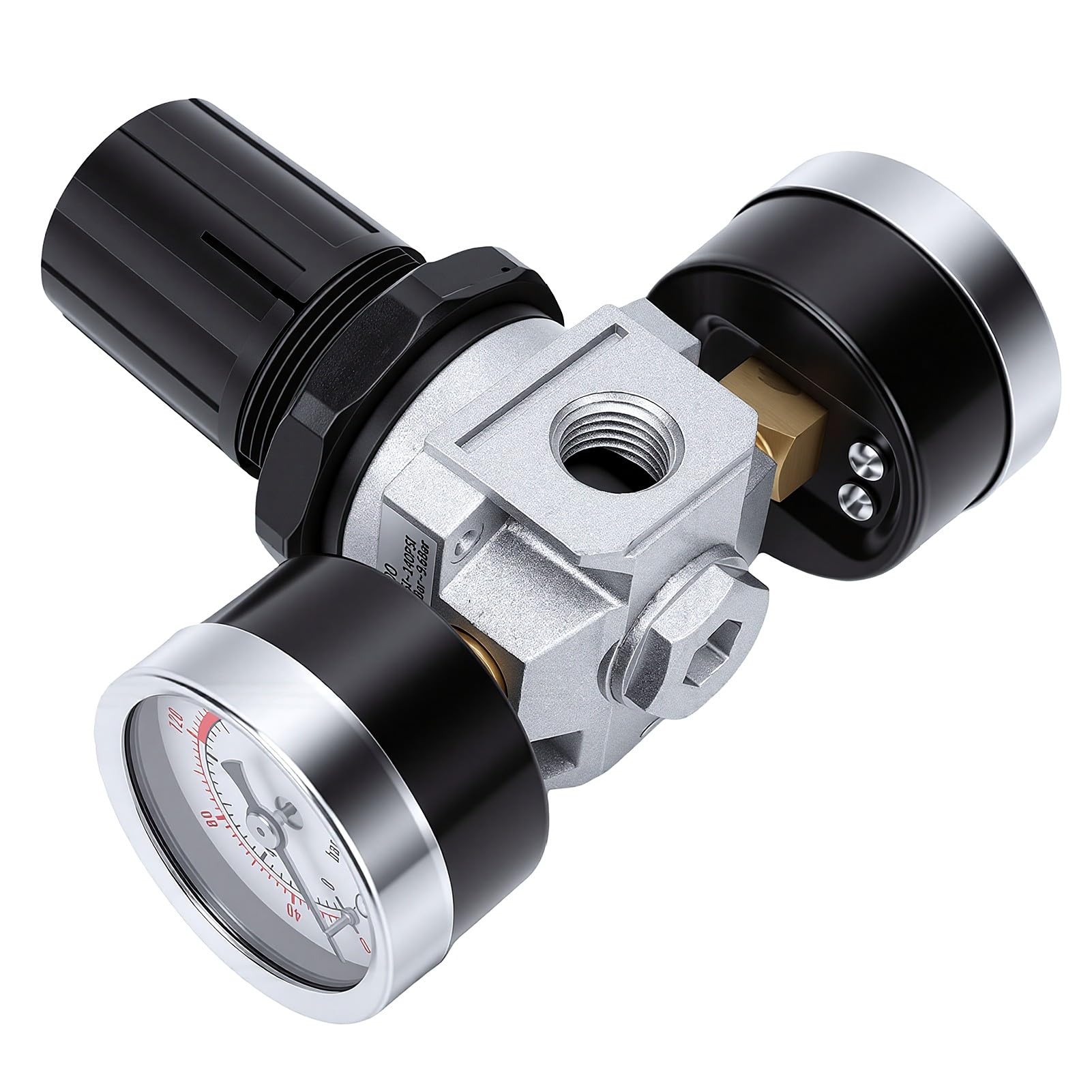 FTVOGUE Regulator Ciśnienia Powietrza, 0-150 PSI, do Kompresora