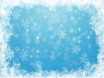 Allenjoy 8x6ft Ice Blue Winter Backdrop 1st First Birthday Party Supplies Wonderland Decor Banner White Snowflake Christmas Baby Shower Kids Children Background Props Decorations Photography Studio