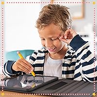 Vista 6 de 12 lápices capacitivos para niños, para pantallas táctiles, lápiz digital hexagonal con forma de lápiz, lápiz capacitivo para niños, jóvenes, niñas