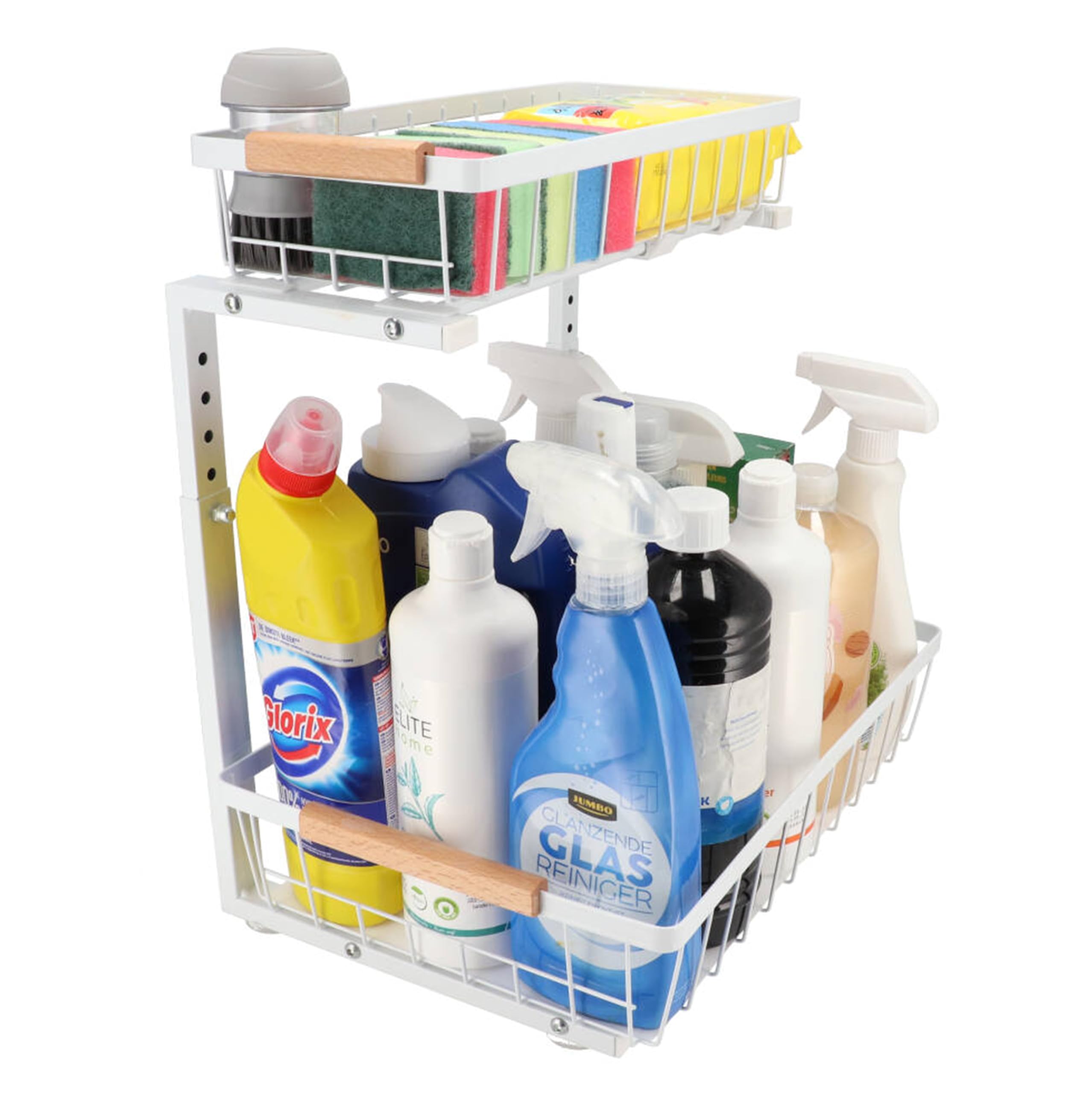 Organizador cocina talla XL - Blanco - Organizador bajo fregadero - Mueble bajo lavabo