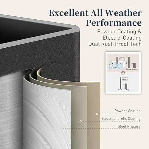 Miniatura 6 de Wicker Patio Dining Chairs Set of 2, 2 Pieces Rattan Outdoor Dining Furniture Chairs for Deck Backyard