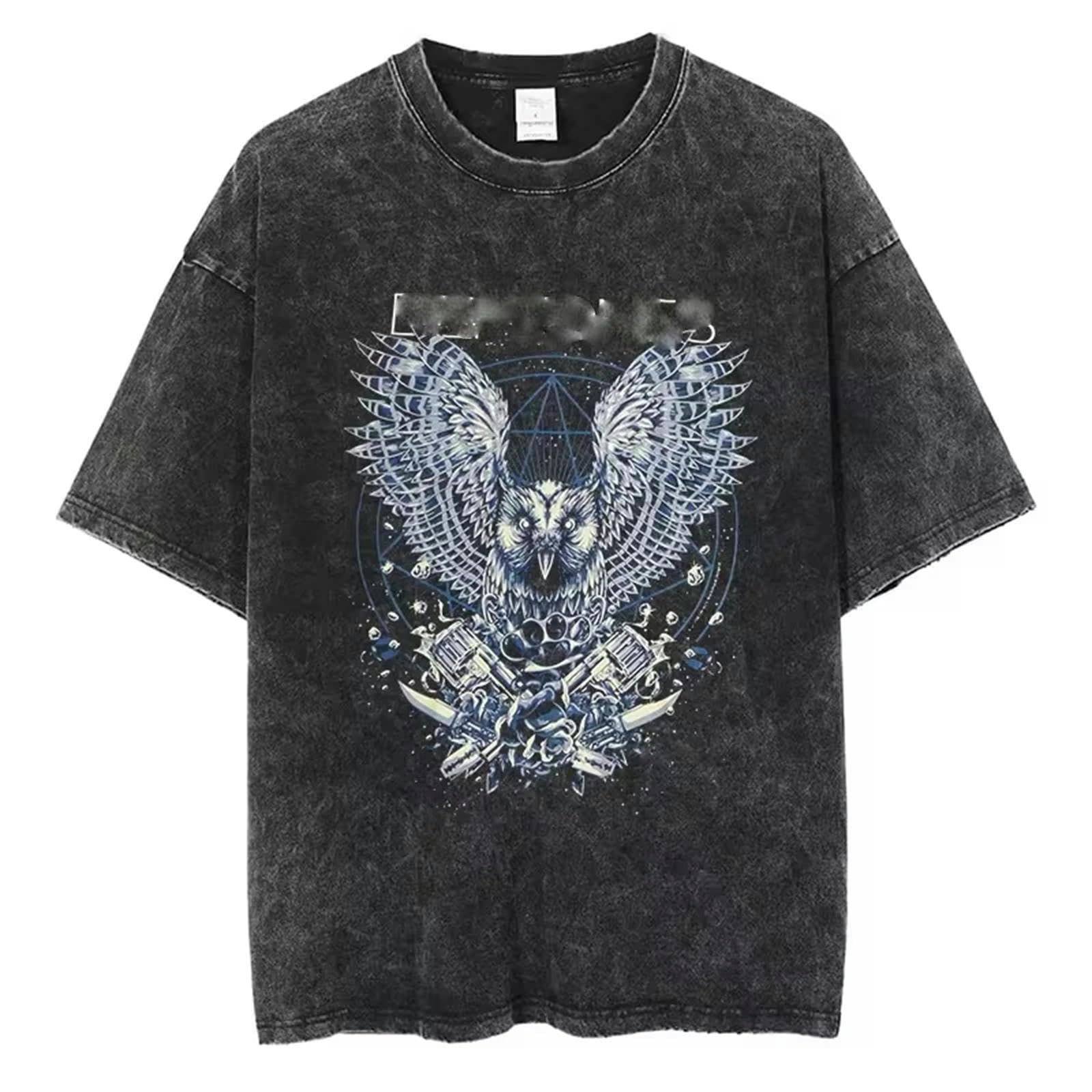 Maglietta Festa del papà Hip Hop Men Women Plus Size Summer Thirt Stampa Vintage di Cotone Fashion Street Tops Unisex-h-m