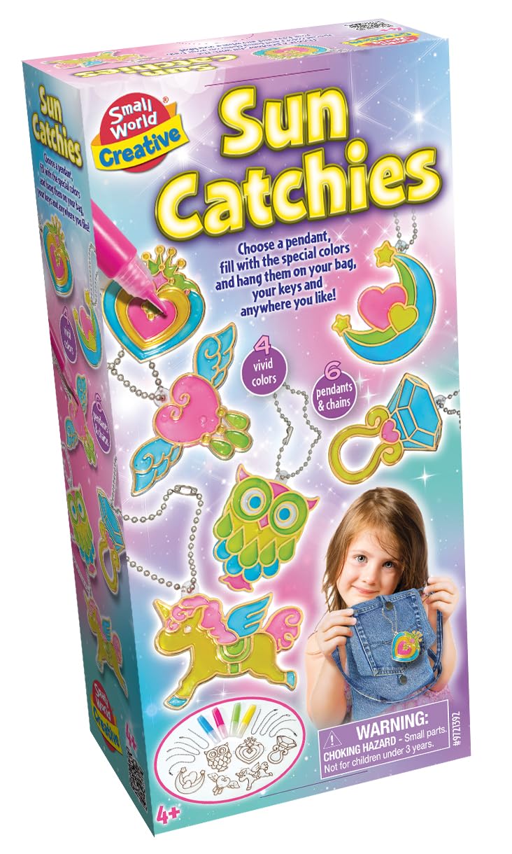 Small World Toys - Make Your Own Sun Catchies Pendant Kit - Craft Set