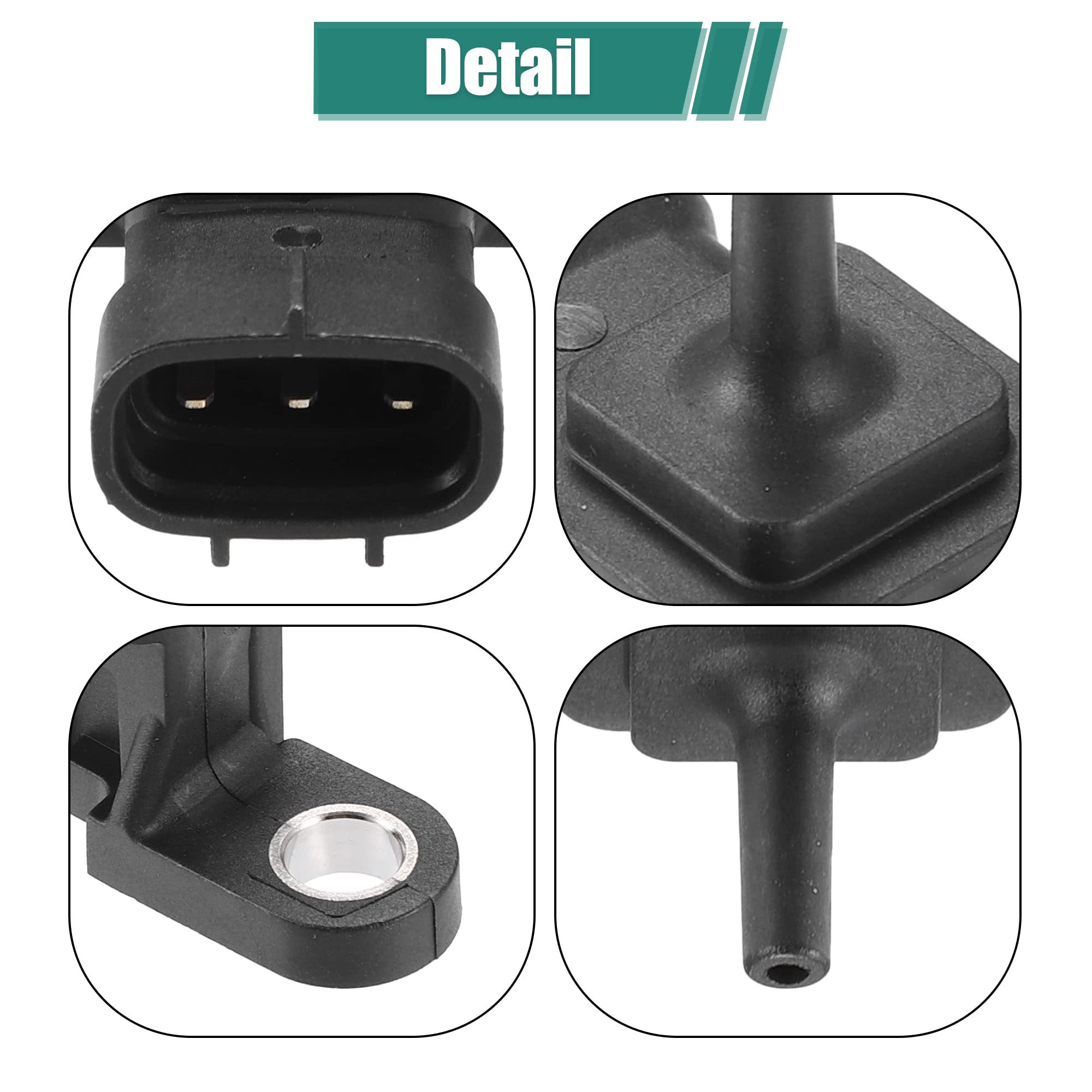 QUARKZMAN Saugrohr Absolut Drucksensor Für Toyota Corolla 18-21 1Stk | Schwarz, Plastik/Metall, OE 89421-26030, 3 Pins, Für Toyota Avalon 13-18, Für Toyota Camry 12-17, Für Toyota Prius 16-22