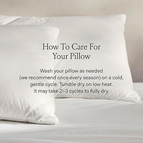 Miniatura 5 de BOLL & BRANCH Down Chamber Pillow - Firm, King - Naturally Cooling Shell - Premium Comfort, Superior Support - Cruelty-Free IDS Certified Down