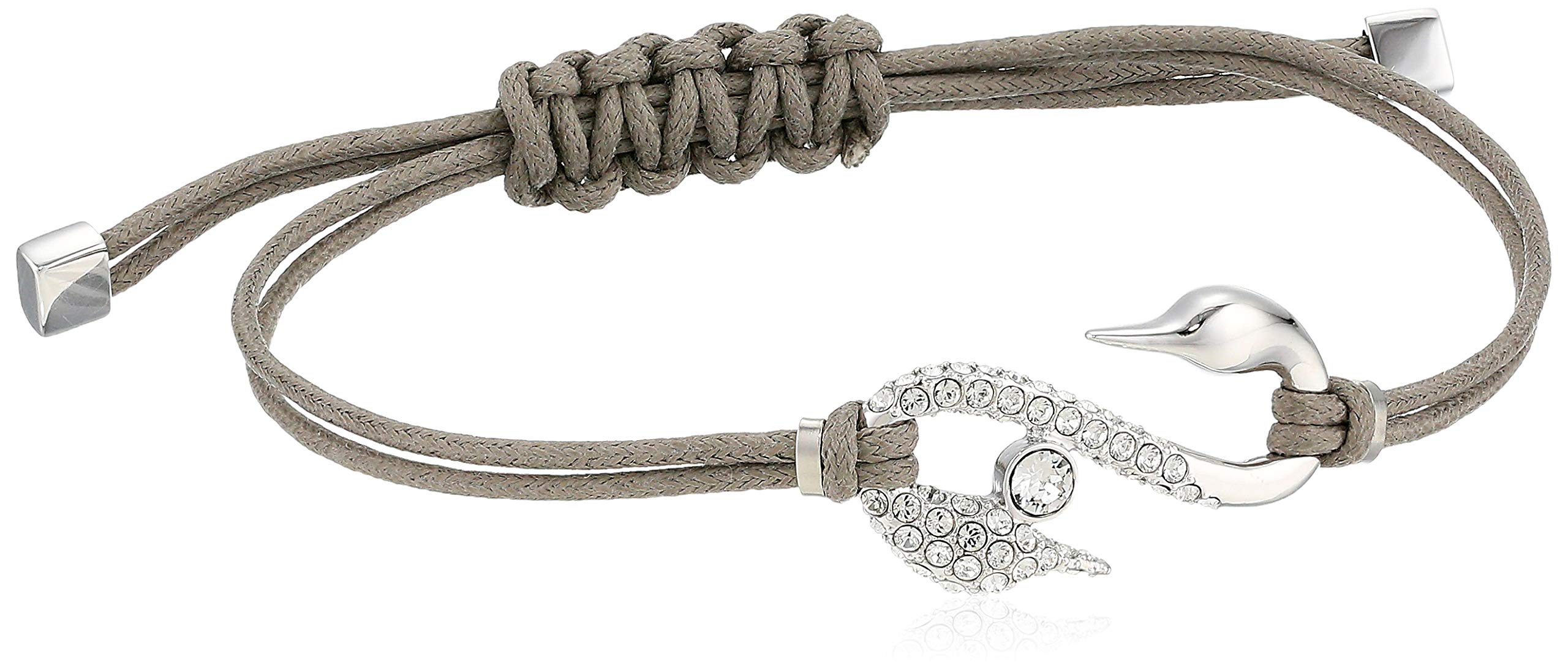 SwarovskiSwapower Bracelet S Hook Crystal Rhodium Plated Medium, Medium