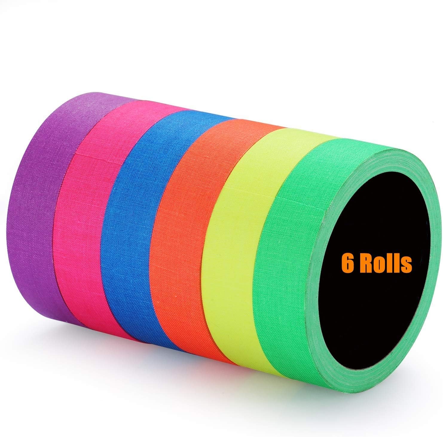 3 Rotoli Nastro Luminoso 5m X 1cm - Adesivo Fluorescente Che Brilla Al Buio Per Decorazioni - Foto 8