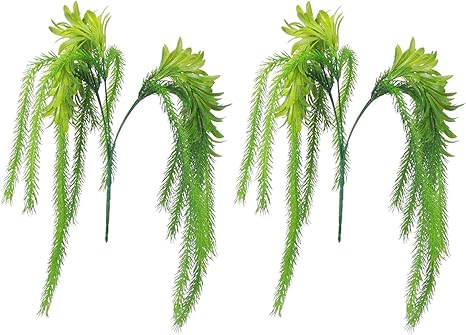 Amazon 造花 62x12cm造花草の空気植物偽の草ののどの植物diyの家の壁の装飾 緑 造花 オンライン通販