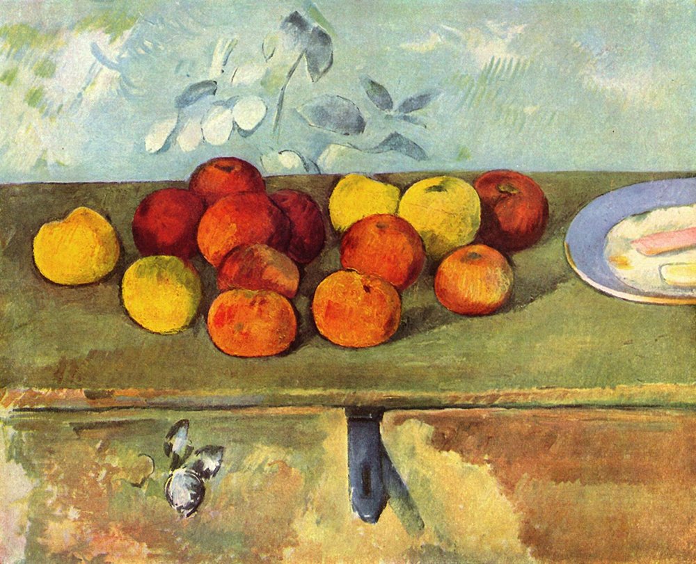 Tableau Paul Cézanne Pommes sur la Table Grand Format Impression Art