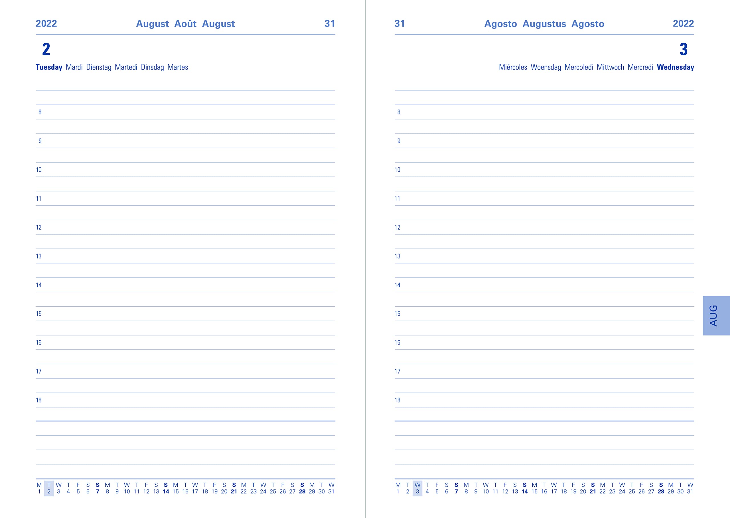 Image secondaire de Agenda Scolaire Letts of London Memo 2022-2023 Rouge A5 avec Rendez-vous