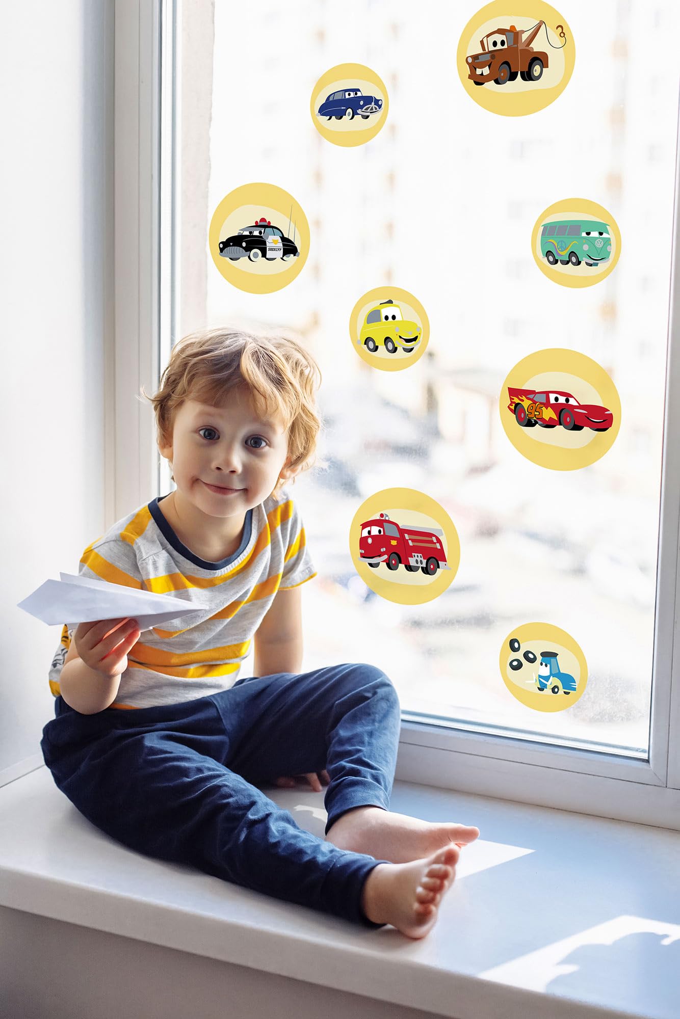 Komar Window Sticker - Disney Cars