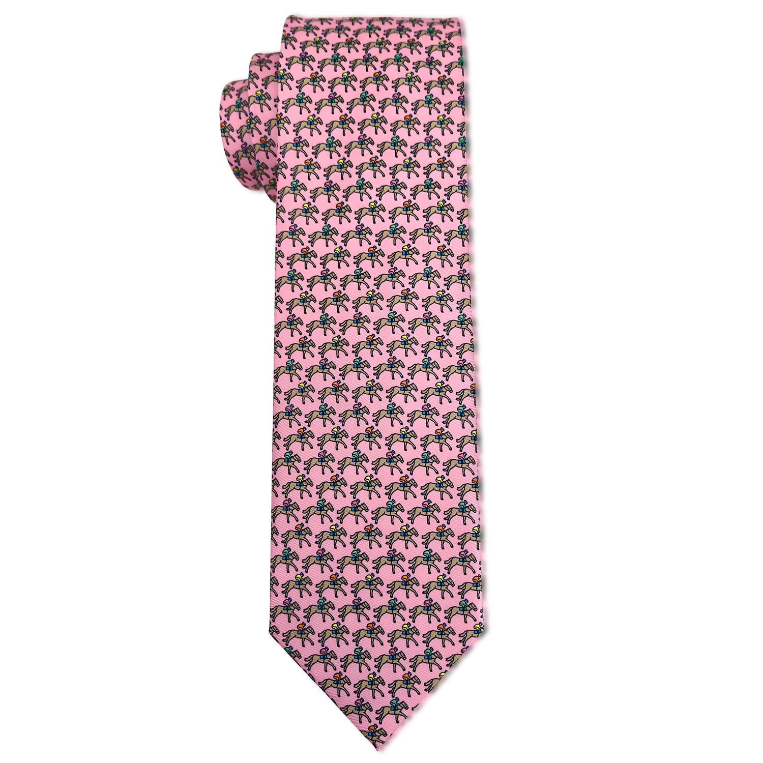 Horse Racing Ties Mens kentucky derby tie Horse Necktie Animal Men's Tie 3.27 inch (8.3CM) Horse Tie For Men-image-19