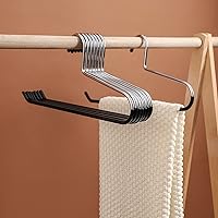 Vista 8 de Perchas para Mantas Perchas para Cortinas Resistentes que Ahorran Espacio Antideslizantes - Ideales para Colchas, Sacos de Dormir, Edredones