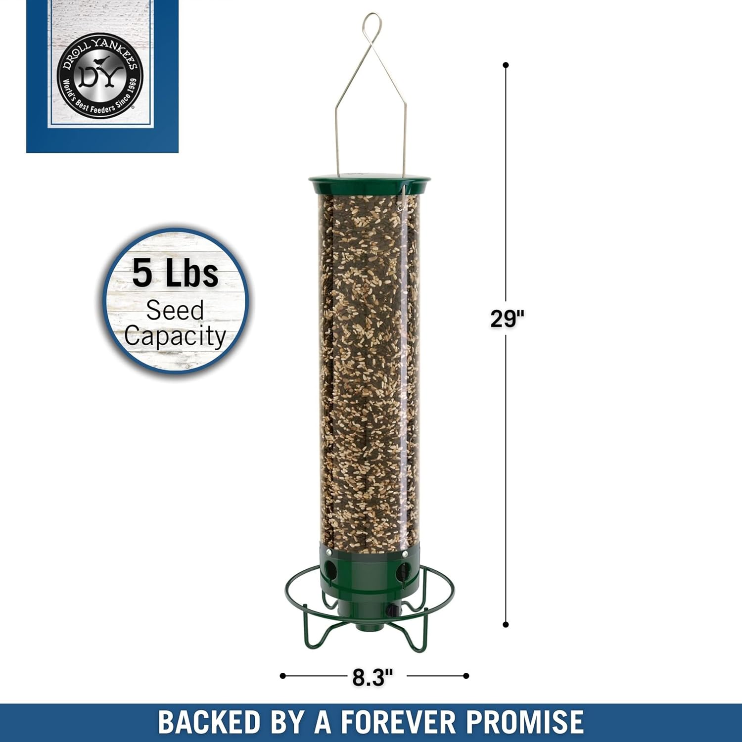 Buy Droll Yankees YFM Yankee Flipper SquirrelProof Bird Feeder, 17.25