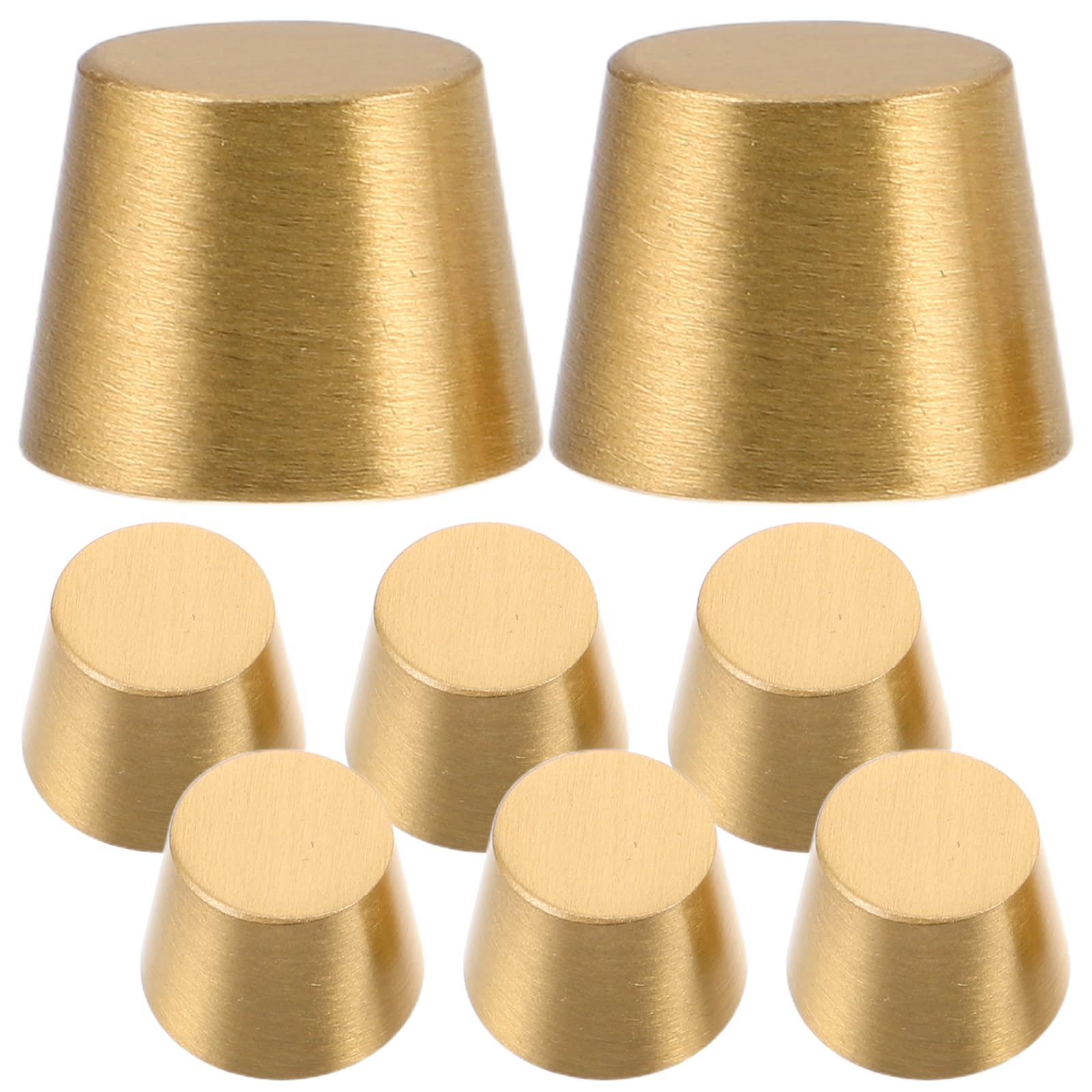 Patas de latón para tablas de cortar con base antideslizante protectora STOBAZA