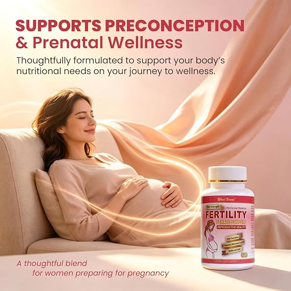 Fertility Tablets, Prenatal Vitamin for Women, 60 Ct