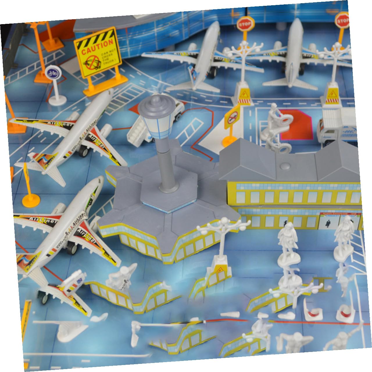 Modelo de Avión de Juguete PVC 1 Juego para Escena Aeronáutica
