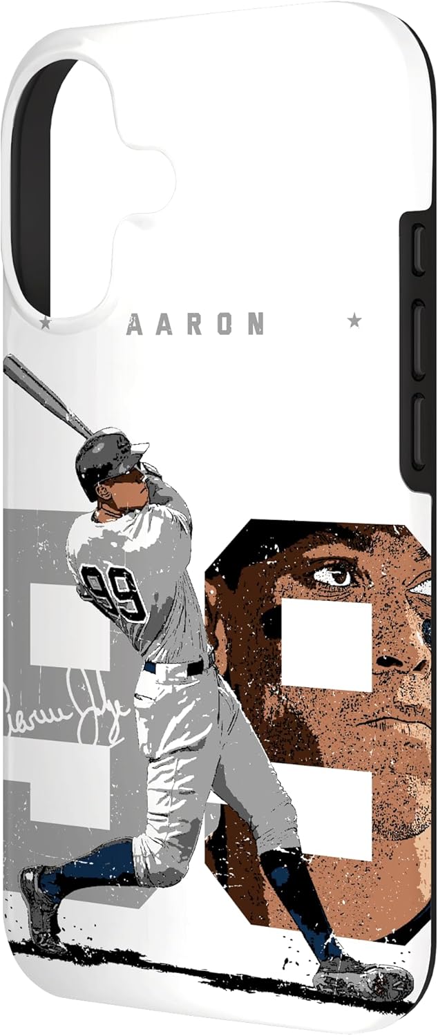 Aaron Judge Number Portrait Baj New York MLBPA Case for iPhone 17