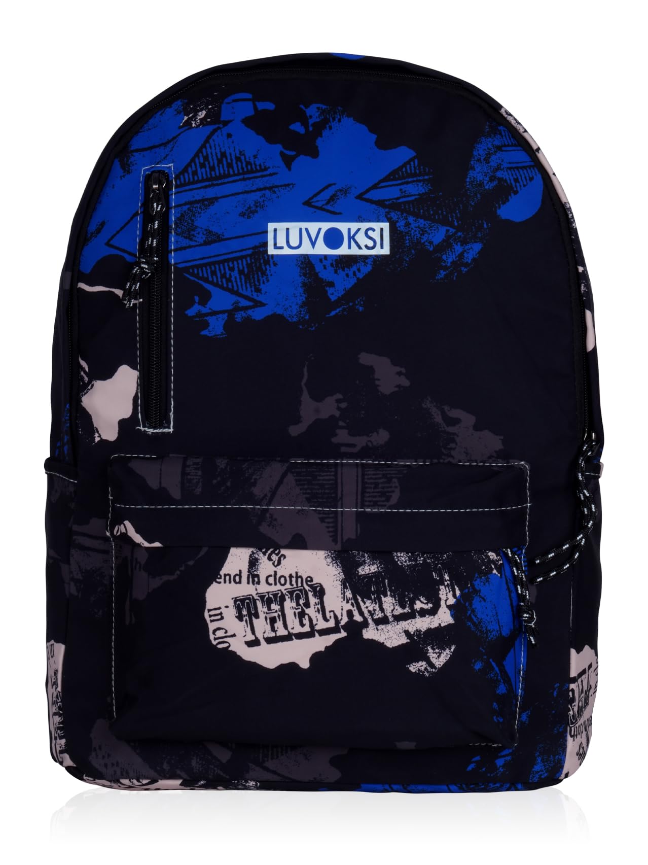 Luvoksi Abstri Women Casual Backpack Black & Blue
